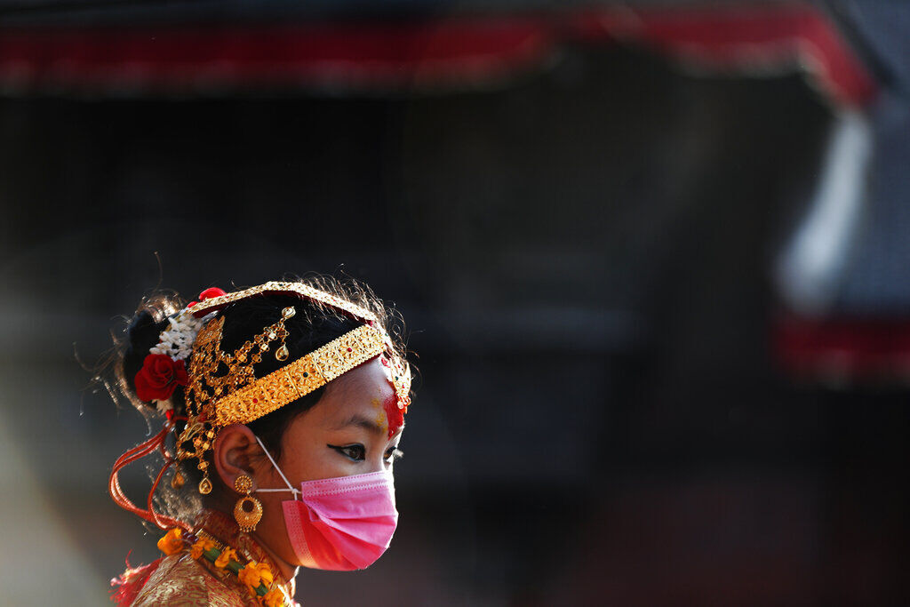 APTOPIX Virus outbreak Nepal Festival